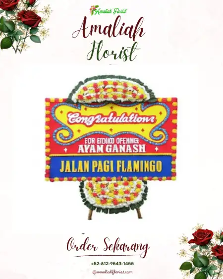 Sewa Papan Bunga Bantar Panjang